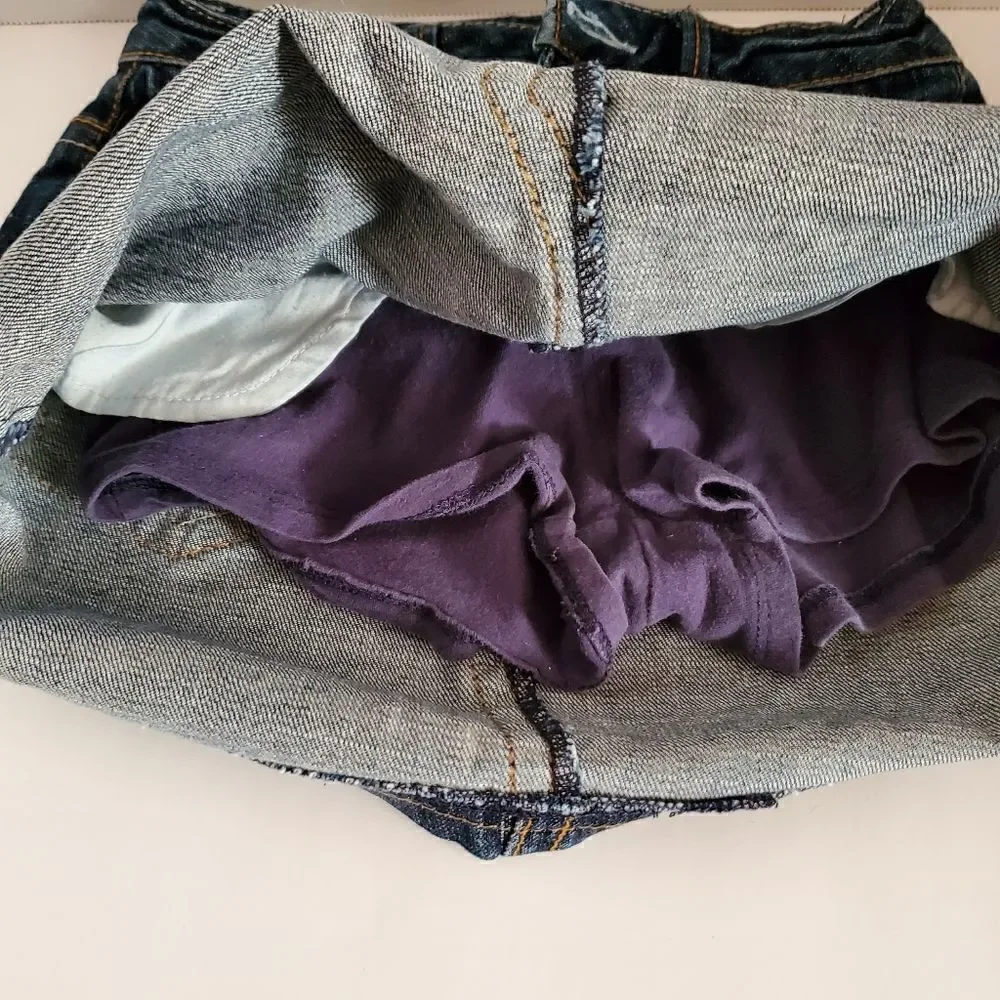 Adorable Justice jeans skirt